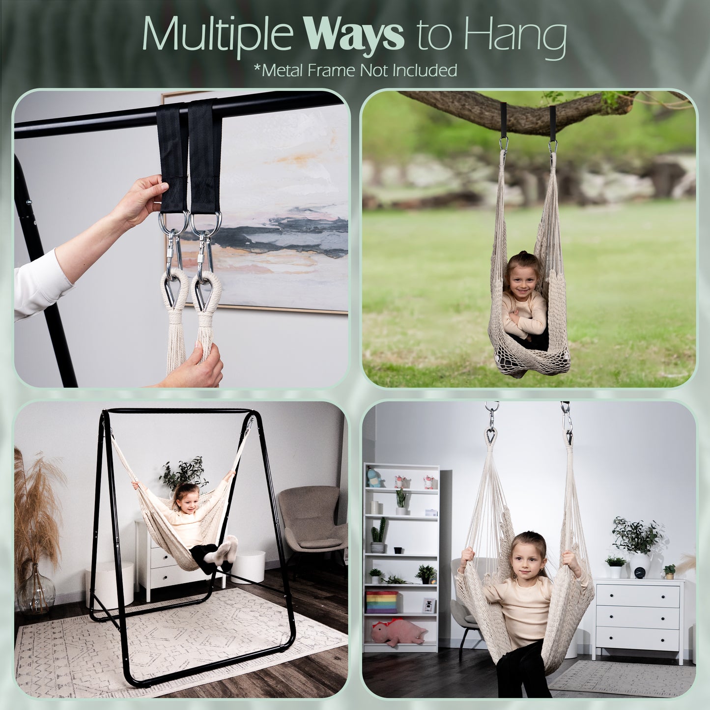 Therapist-Designed Sensory Swing — Cozy Calm for All Ages