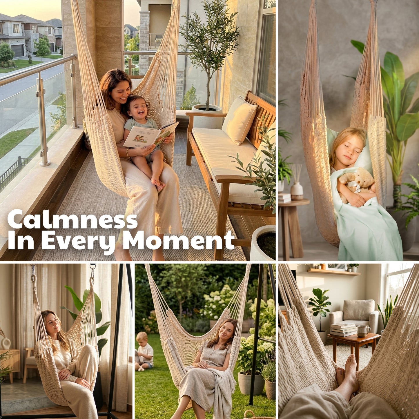 Therapist-Designed Handwoven Cotton Sensory Swing