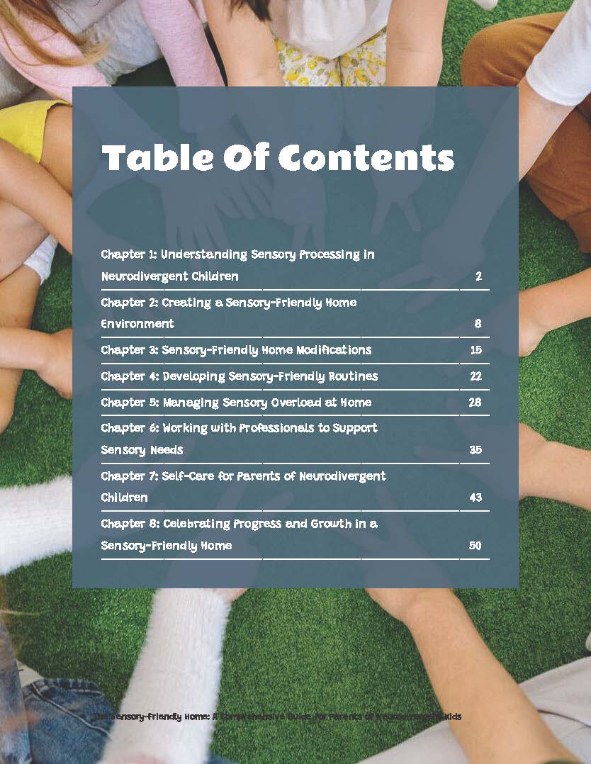 The Sensory-Friendly Home: A Comprehensive Guide for Parents of Neurodivergent Children (E-Book)