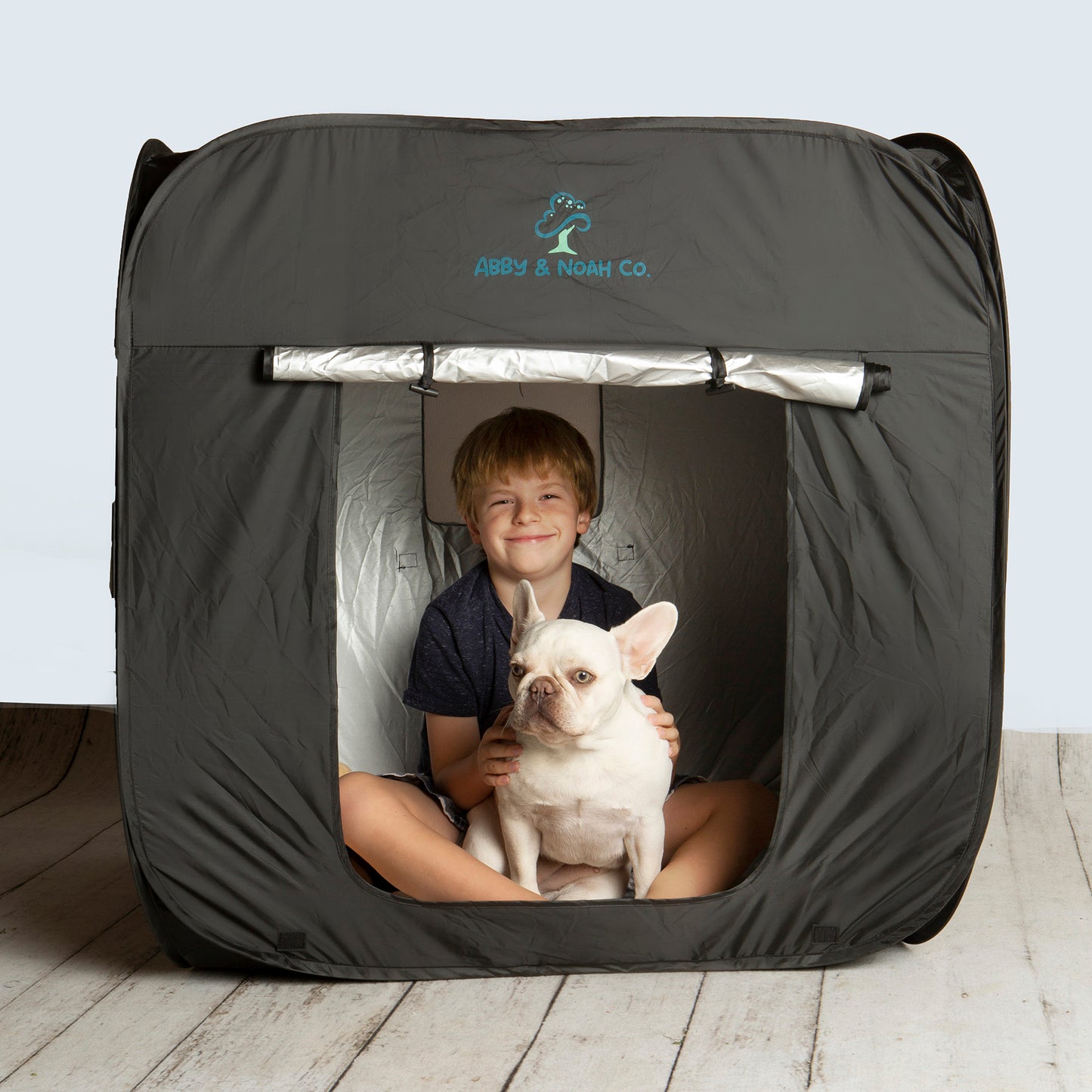 Therapist-Designed Sensory Blackout Tent for Kids WITH Complimentary Galaxy Light Projector