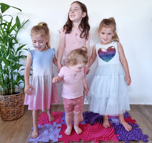 Pink Sensory Playmat Set