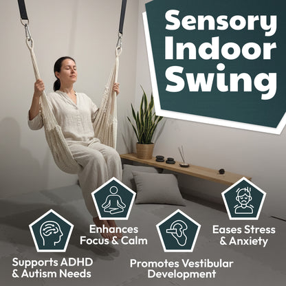 Therapist-Designed Handwoven Cotton Sensory Swing