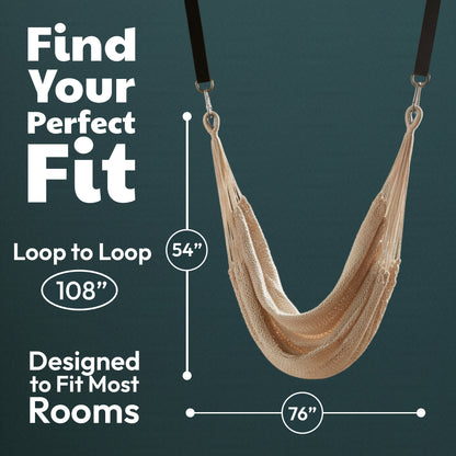 Therapist-Designed Handwoven Cotton Sensory Swing