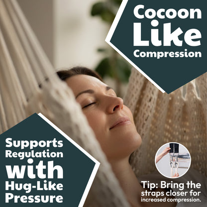 Therapist-Designed Handwoven Cotton Sensory Swing