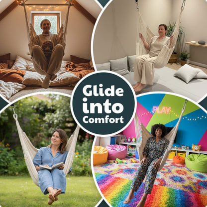 Therapist-Designed Handwoven Cotton Sensory Swing