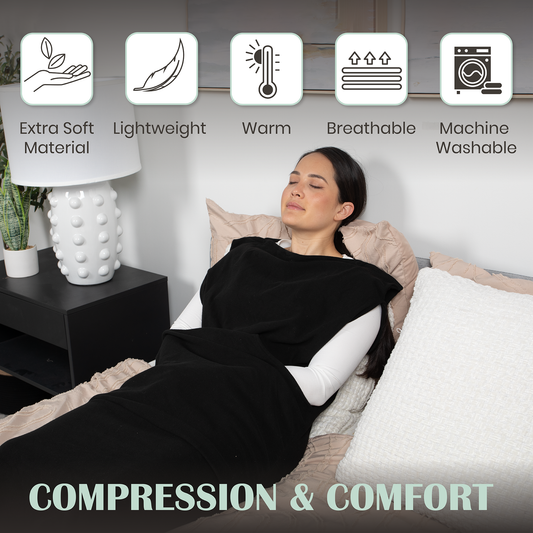 Wearable Compression Blanket Hoodie for Sensory Issues, ADHD, Autism, and Anxiety